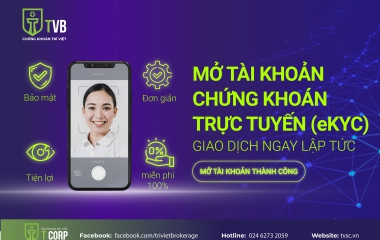 MỞ TÀI KHOẢN CHỨNG KHOÁN TRỰC TUYẾN (eKYC) - ĐƠN GIẢN - TIỆN LỢI - BẢO MẬT - MIỄN PHÍ 100%